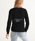 God Uses Long Sleeve Women's Graphic Sweatshirt Black Size XS