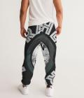 I'd Rather Drive Black Round Men's Track Pants White Size 3XL