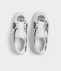 I'd rather Drive Women's Faux-Leather Sneaker White Size 9.5