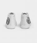 I'd rather Drive Kids Hightop Canvas Shoe White Size 10