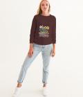 The God Long Sleeve Darks Women's Graphic Sweatshirt Brown Size XS