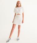 I'd rather Drive Women's Faux-Leather Sneaker White Size 9.5