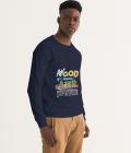 The God Long Sleeve Darks Men's Graphic Sweatshirt Blue Size XS