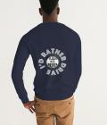 I'd rather Drive Long Sleeves Men's Graphic Sweatshirt Blue Size XS