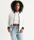 I'd rather Drive Long Sleeves Women's Bomber Jacket White Size 2XL