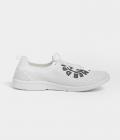 I'd rather Drive Men's Lace Up Flyknit Shoe White Size 9.5