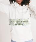 God Uses Long Sleeves Women's Hoodie White Size 2XL