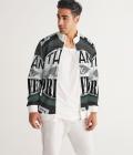 I'd Rather Drive Black Round Men's Track Jacket White Size 3XL