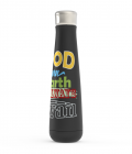 Peristyle Water Bottle-The God Black 16-Oz