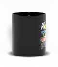 Glossy Ceramic Mug All Black 11-Oz The God 'Glossy Ceramic Mug All Black 11-Oz The God 