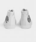 I'd rather Drive Men's Hightop Canvas Shoe White Size 9.5