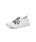 I'd rather Drive Men's Slip-On Flyknit Shoe White Size 9.5