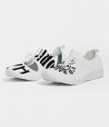 I'd rather Drive Men's Lace Up Flyknit Shoe White Size 9.5