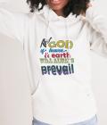 The God Women's Hoodie White Size 2XL