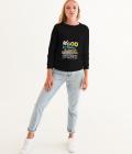 The God Long Sleeve Darks Women's Graphic Sweatshirt Black Size XS