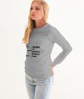 Corona Long Sleeves Women's Graphic Sweatshirt Gray Size XS