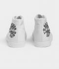 I'd rather Drive Women's Hightop Canvas Shoe White Size 9.5