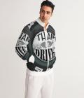 I'd Rather Drive Black Round Men's Track Jacket White Size 3XL