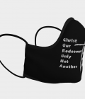 Reusable Face Mask - C.O.R.O.N.A Polyester - Microtwill with 2 Filters Teens Small Black'Reusable Face Mask - C.O.R.O.N.A Polyester - Microtwill with 2 Filters Teens Small BlackReusable Face Mask - C.O.R.O.N.A Polyester - Microtwill with 2 Filters Teens Small Black