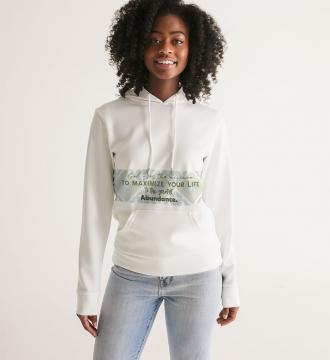 God Uses Long Sleeves Women's Hoodie White Size 2XL