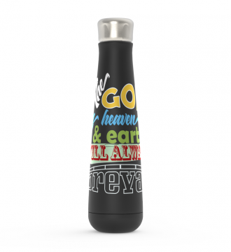 Peristyle Water Bottle-The God Black 16-Oz