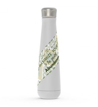 Peristyle Water Bottle-God Uses White 16-Oz