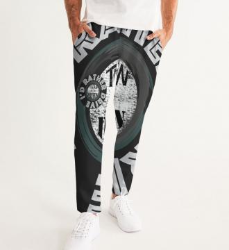 I'd Rather Drive Black Round Men's Joggers White Size 3XL