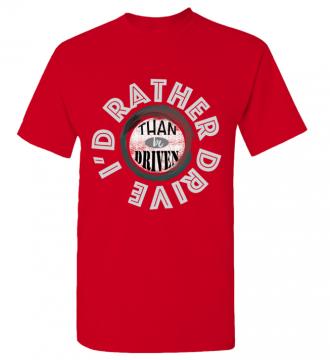 I'd Rather - T-shirt Gildan 5000 Red Unisex Adults