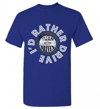 I'd Rather - T-shirt Gildan 5000 Royal Unisex Adults