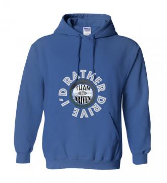 I'd Rather - Hoodie Gildan 18500 Royal Unisex Teens