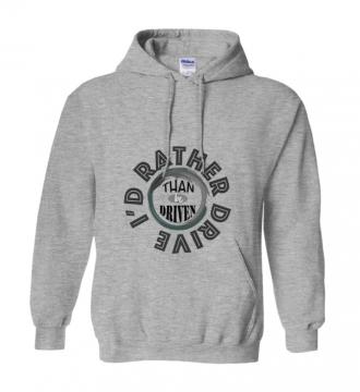 I'd Rather - Hoodie Gildan 18500 Sport Grey Unisex Teens