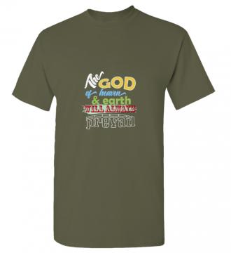 The God - T-shirt Gildan 5000 Military Green Unisex Adults