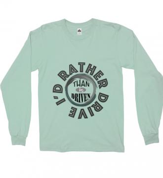 I'd Rather - Long Sleeve Alstyle 1304 Celadon Unisex Adults