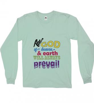 The God - Long Sleeve Alstyle 1304 Celadon Unisex Adults