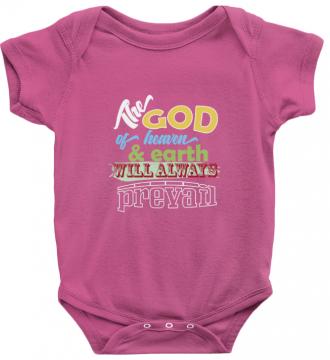 The God - Bodysuit Rabbit Skins RS 4400 Hot Pink Unisex Toddler