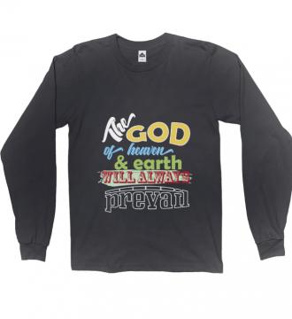 The God - Long Sleeve Alstyle 1304 Black Unisex Adults