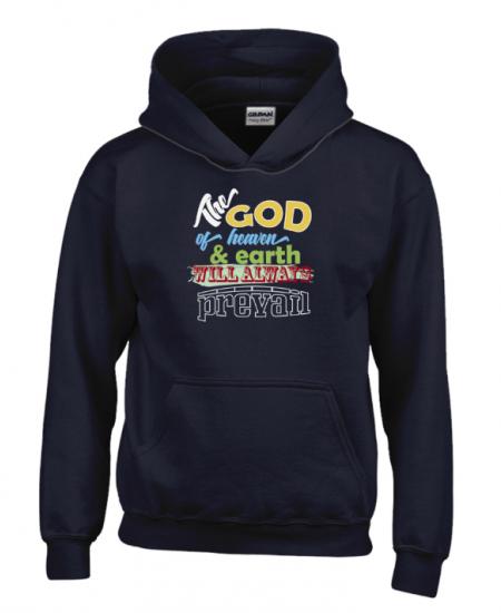 The God - Hoodie Gildan 18500B Navy Unisex Teens