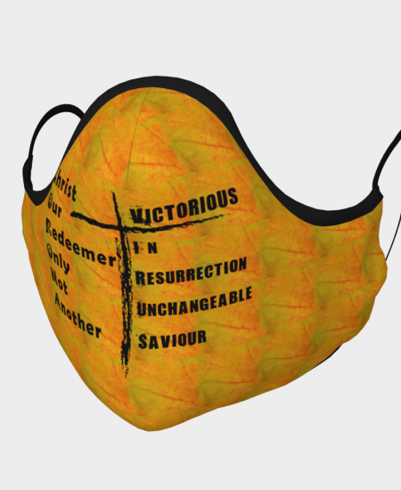Reusable Face Mask - C.O.R.O.N.A Polyester - Microtwill with 2 Filters Teens Small Autumn