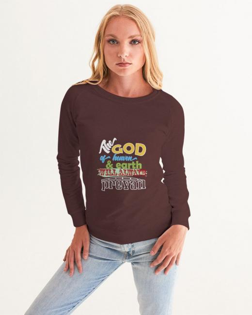 The God Long Sleeve Darks Women's Graphic Sweatshirt Brown Size XS