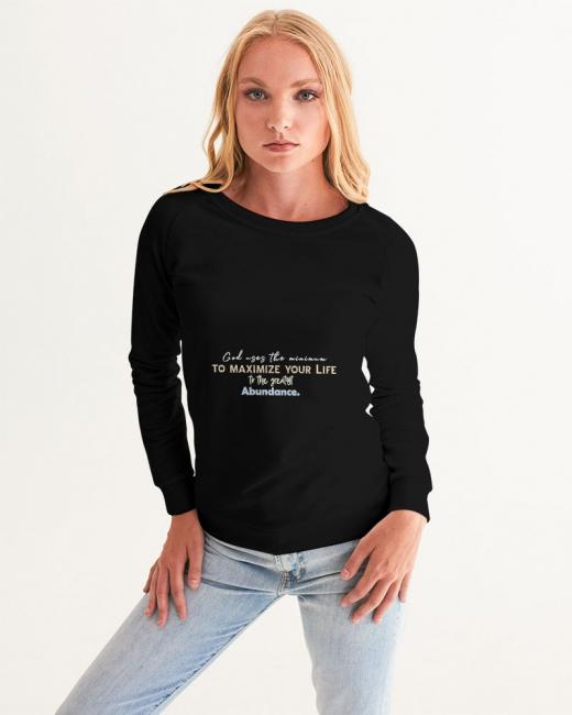 God Uses Long Sleeve Women's Graphic Sweatshirt Black Size XS