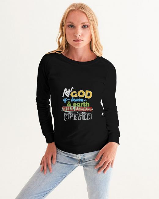 The God Long Sleeve Darks Women's Graphic Sweatshirt Black Size XS