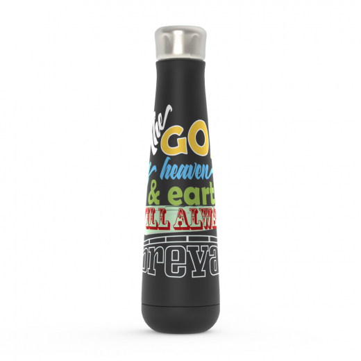 Peristyle Water Bottle-The God Black 16-Oz