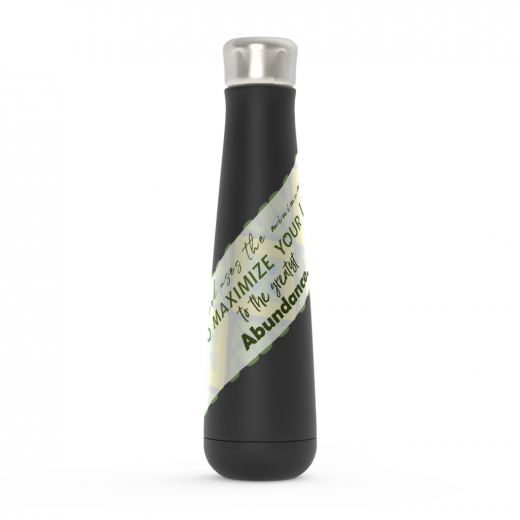 Peristyle Water Bottle-God Uses Black 16-Oz