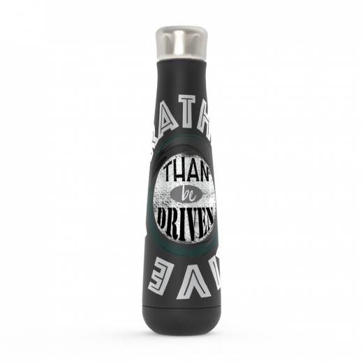 Peristyle Water Bottle-I'd Rather Black 16-Oz