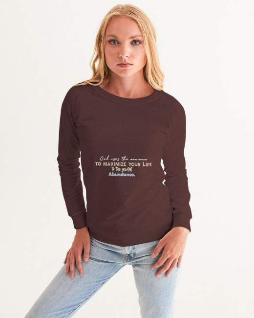 God Uses Long Sleeve Women's Graphic Sweatshirt Brown Size XS