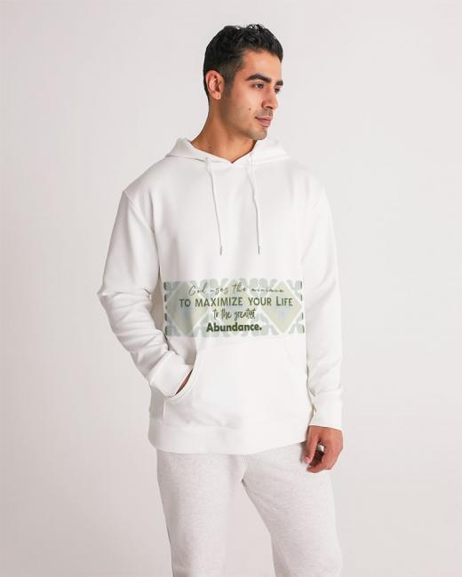 God Uses Long Sleeves Men's Hoodie White Size 3XL