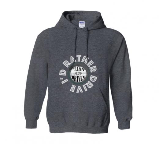 I'd Rather - Hoodie Gildan 18500 Dark Grey Unisex Teens