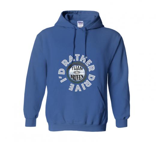 I'd Rather - Hoodie Gildan 18500 Royal Unisex Teens