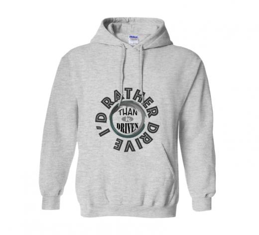 I'd Rather - Hoodie Gildan 18500 Ash Unisex Teens