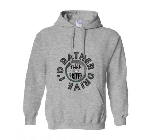 I'd Rather - Hoodie Gildan 18500 Sport Grey Unisex Teens